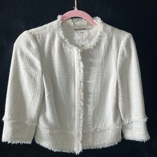 Ted Baker - White tweed jacket