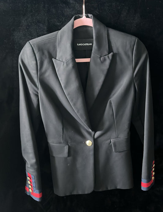 Flavio Castellani - Black blazer with golden buttons